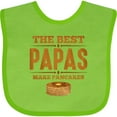 thumbnail image 3 of Inktastic Best Papas Make Pancakes Boys Baby Bib, 3 of 4