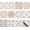 Mediterranean, variant on 36 count Mosaic Style Tile Stickers Bohemia Peel and Stick Tile Stickers Mediterranean Style Removable Wallpaper Self Adhesive Wall for Kitchen Bathroom Wall Furniture, 4x4 Inches