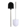 thumbnail image 1 of Toilet Bowl Brush Set, Removable Brush Head For Easy Cleaning, Stainless Steel Handle For Comfortable Grip, Soft Bristles For Scratch-Free Efficient Cleaning, Durable Construction, 1 of 5