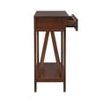 thumbnail image 4 of Linon Moreland Farmhouse Console Table with 2 Drawers, Antique Tobacco Finish, 4 of 14