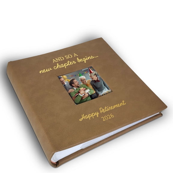 Retirement Photo Album – New Chapter Begins