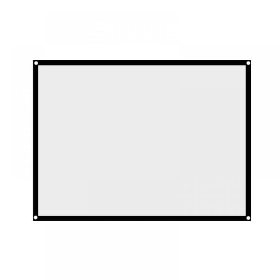 60 inch Projection Screen 16:9 HD Foldable Anti-crease Portable Projector Movies Screen for Home Theater Outdoor Indoor Support Double Sided Projection