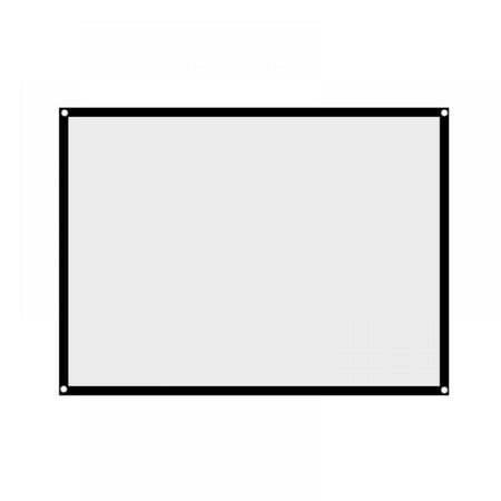 Saient Outdoor Movie Screen Projector Screen 4K Movie Projection Screen 16:9 Projection Screen Portable Anti-Crease Videochars Movie Screen for Outdoor Use