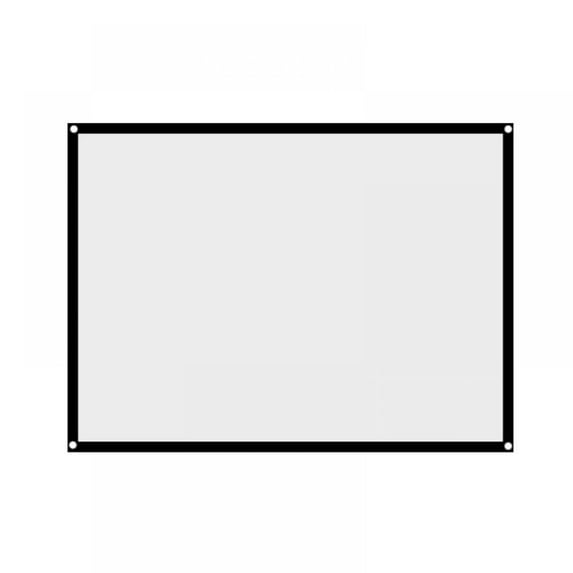 100 inch Projection Screen 16:9 HD Foldable Anti-crease Portable Projector Movies Screen for Home Theater Outdoor Indoor Support Double Sided Projection