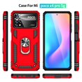 thumbnail image 5 of Funda de teléfono para Xiaomi Poco X4 Pro 5G de Uso Rudo Shockproof + Cristal 9D, 5 of 5