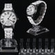 thumbnail image 4 of Qarigey Estante de exhibición de reloj de , ligero y duradero, acrílico, soporte estable, fácil instalación, 2 uds. Ropa, zapatos y accesorios Miscelánea, 4 of 6