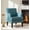 Teal, variant on Tina's Home Upholstery Armchair Floral Accent Chair Sofa Couch Wood Legs Nailhead Trim Bedroom Home Living Room Blue