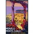 thumbnail image 2 of Art.com Monte Carlo, Monaco - Travel Promotional Poster Stretched Canvas Print Wall Art by Lantern Press, 24" x 36", 2 of 4
