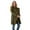 Army Green, variant on Maternity Cotton Jacket Winter Long Puffer Down Jacket Parka Cotton Jacket 2024 with Hoodie and Pockets, Cotton Clothing for Pregnant Women Black XL