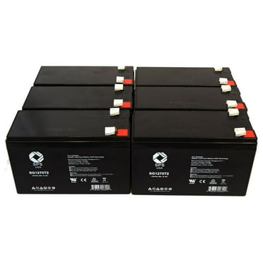SPS Brand 12V 7 Ah Replacement Battery (SG1270T2) for CyberPower SL CPS500SL UPS (6 PACK)