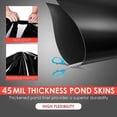 thumbnail image 2 of Towallmark 20x25 Ft Pond Liner, 20 Mil Thick LLDEP Material, Durable and UV Resistant, Suitable for Fish and Koi Ponds, Water Gardens, 2 of 7