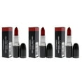 thumbnail image 4 of MAC Matte Lipstick - 612 Russian Red-Heroine-Kinda Sexy Lipstick - Pack of 3, 0.1 oz, 4 of 6