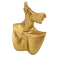 thumbnail image 3 of Pendientes Mannequin Stand, Jewelry Display Bust Portable Fashionable Golden for Store, 3 of 7