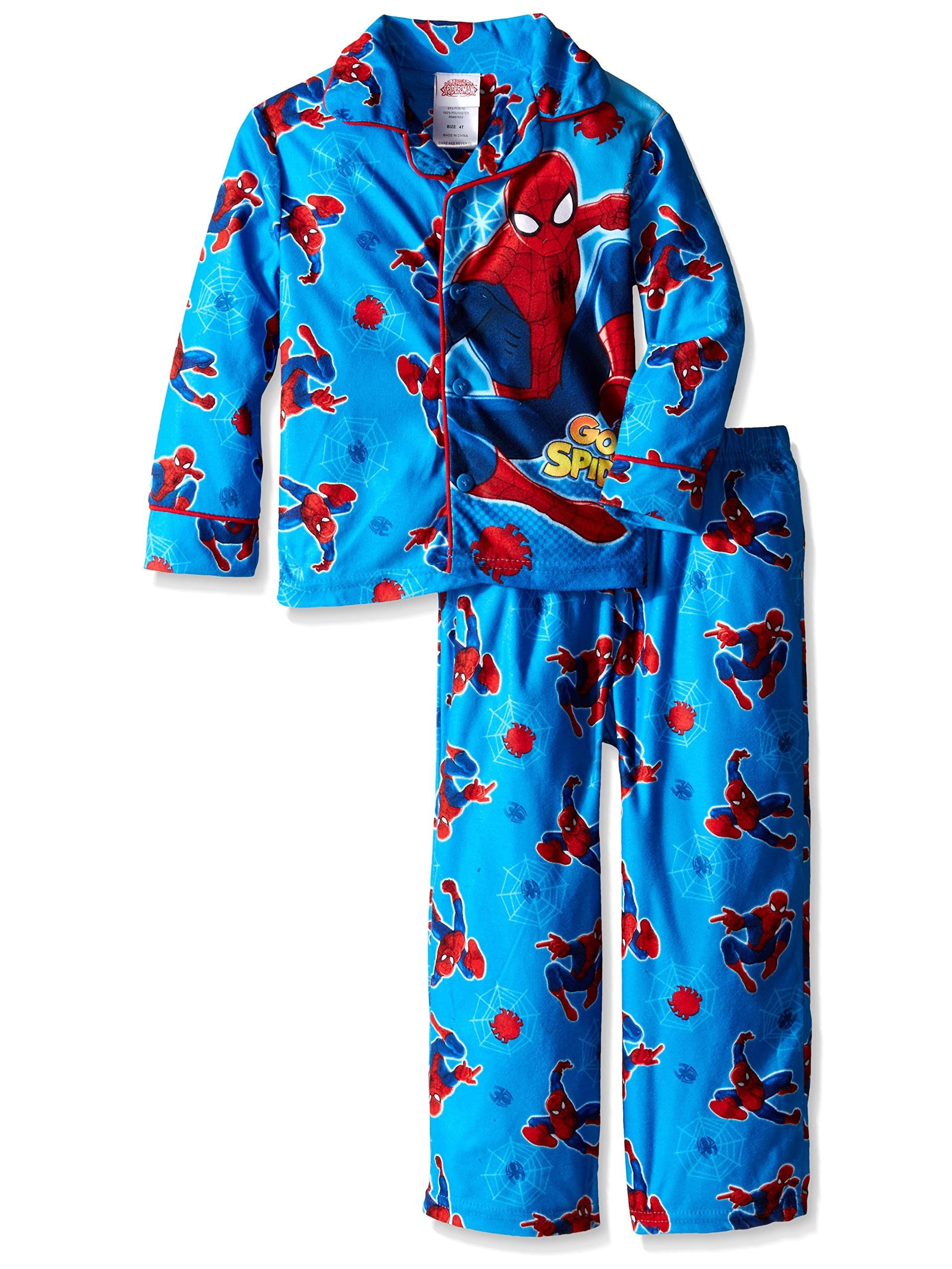 Marvel Little Boys' Pajamas Buttondown Coat and Lounge