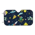 thumbnail image 7 of Fotbe Funny Spaceships Car Windshield Sunshade | Sun Visor Protector Front Window Shade, Keeps Out UV Rays, Keeps Your Vehicle Cool-Medium, 7 of 7