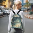 thumbnail image 7 of FORMRS Mini Backpack Purse for Women Travel Daypack Casual Shoulder Bag, Night Forest Scene, 7 of 7