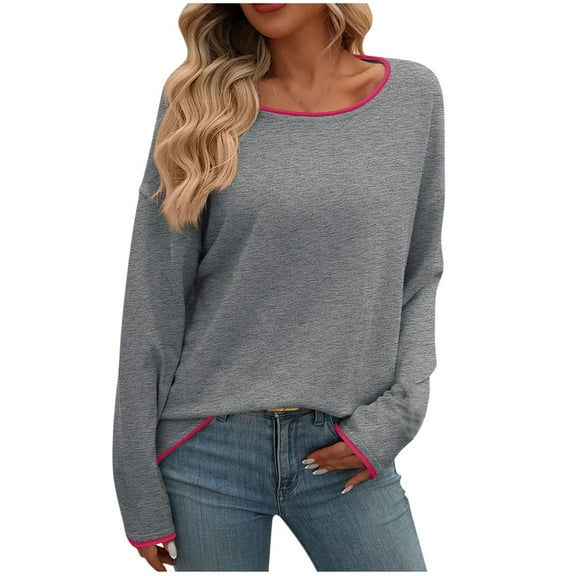 Sevevn Tunic Sweatshirts for Women Crewneck Lightweight Sweaters Long Sleeve Shirts Fall Fashion Tops