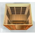 thumbnail image 3 of Dynamic Lugano 3-Person Full Spectrum Near Zero EMF (Under 2MG) FAR Infrared Sauna (Canadian Hemlock), 3 of 4