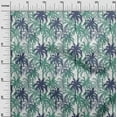 thumbnail image 3 of oneOone Rayon Dusty Teal Green Fabric Tropical Palm Tree Sewing Craft Projects Fabric Prints By Yard 56 Inch Wide, 3 of 4