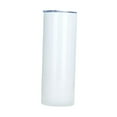 thumbnail image 4 of Vasos delgados reutilizables Macarena Botella de agua aislada de doble pared azul, 4 of 7
