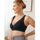 thumbnail image 5 of Sostén CRZ YOGA Butterluxe sin varillas para lactancia con escote en V negro XL, 5 of 6