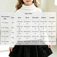 thumbnail image 3 of hotojiny Girls Turtleneck Sweater Long Sleeve Thermal Fall Winter Shirts Ribbed Knit Tops Casual Basic Layering Kids Outfit(White,15-16 Years), 3 of 6