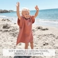 thumbnail image 2 of Toalla de playa con capucha ZICOTO Soft Waffle Cotton para niños, 2 of 7