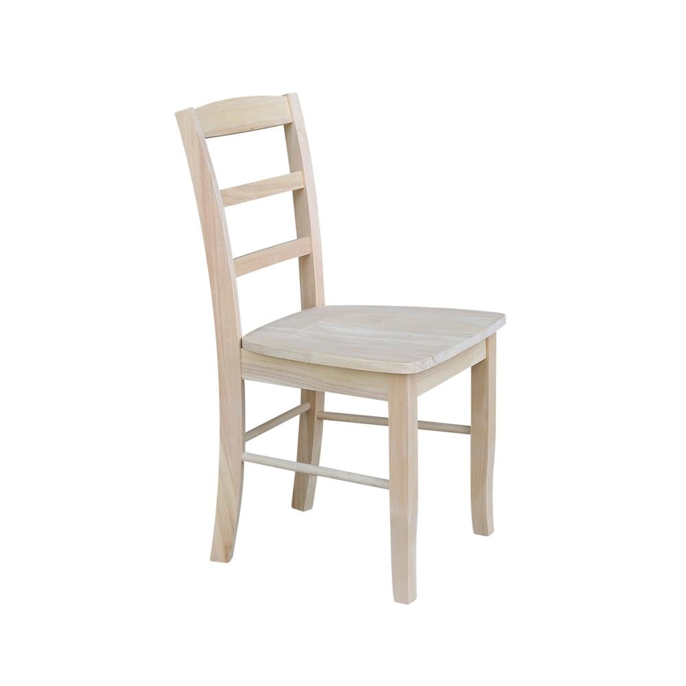 International Concepts Madrid Wood Dining Chairs, Set of 2