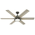 thumbnail image 3 of Hunter - Warrant Indoor Ceiling Fan With Light, Wall Control, 60-inch, Noble Bronze, Casual-style, 6-speed, Energy Star, 59461, for living rooms, bedrooms, home offices, kitchens, 3 of 17