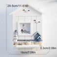 thumbnail image 2 of Solid Wood Keys Box Creative Wall Mounted Sundries Holders Practical Convenient Key Holder Storage Box Cabinet, 2 of 9