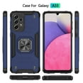 thumbnail image 7 of Xhy Samsung Galaxy A33 5G Case Shockproof Ring Stand Cover Magnetic Metal Kickstand Holder Drop Protection [Blue], 7 of 7