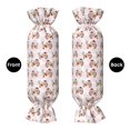 thumbnail image 2 of Salouo Dachshund Dog Puppy Pattern Cute Bolster Pillow,Cylindrical Pillow Long Pillow for Bed Round Side Pillow for Knee/Leg/Neck ,- Length 24.4" x 9.8" Diameter, 2 of 8