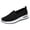 Black, variant on DSJLMQ Women's Soft Knit L𝗈afers Breathable Mesh Tenis Comfortable Soft Cushion Shoes Comfortable Knit Upper Sneakers Elastic 𝖫a𝖼e Up F𝗅a𝗍s Shoes Fashion Non-S𝗅ip Sport Shoes