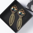 thumbnail image 4 of Elephant Stainless Steel Vintage Copper-Colored Lace Bookmarks Set – 2 Bookmarks for Book Lovers and Readers, 4 of 5