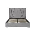 thumbnail image 2 of K-Living Ralf Queen Size Microsuede Upholstered Bed, 2 of 2