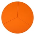 thumbnail image 4 of WestinTrends Pacifica HDPE Plastic Outdoor Round Adirondack Patio Side Table, White/Orange, 4 of 9