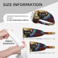 thumbnail image 2 of Black Cat Psychedelic Art Headbands for Women Men, Workout Elastic Sweat Band for Yoga Running Cycling Gym Exercise Non Slip Head Bands for Women's Hair, 2 of 5