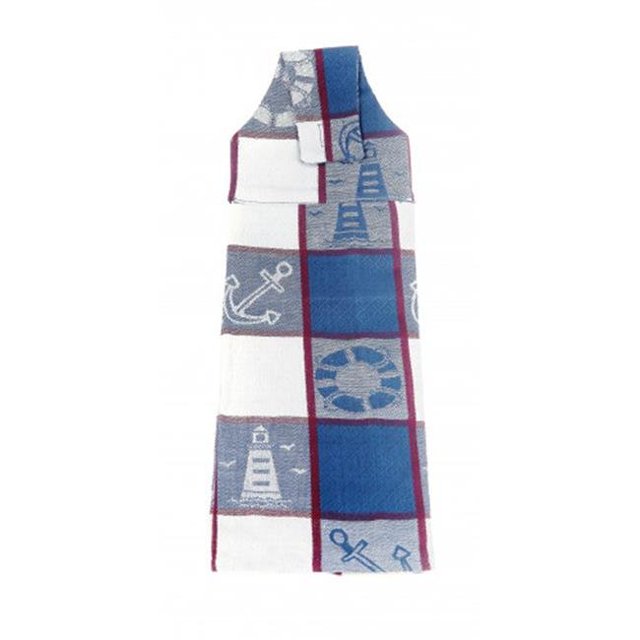 Mr. MJs Trading AG-36232 Hanging & Tie Button Towel, Light House