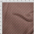 thumbnail image 4 of oneOone Cotton Poplin Maroon Fabric Asian Kilim Sewing Material Print Fabric By The Yard 42 Inch Wide, 4 of 5