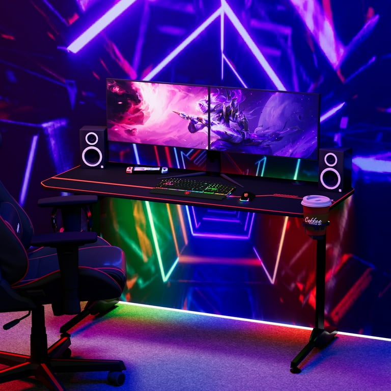 Racing style gaming on sale desk