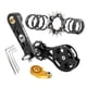 thumbnail image 2 of Kit de conversión de bicicleta de montaña de una sola velocidad, accesorios de ciclismo portátiles de aluminio Negro 16T, 2 of 9