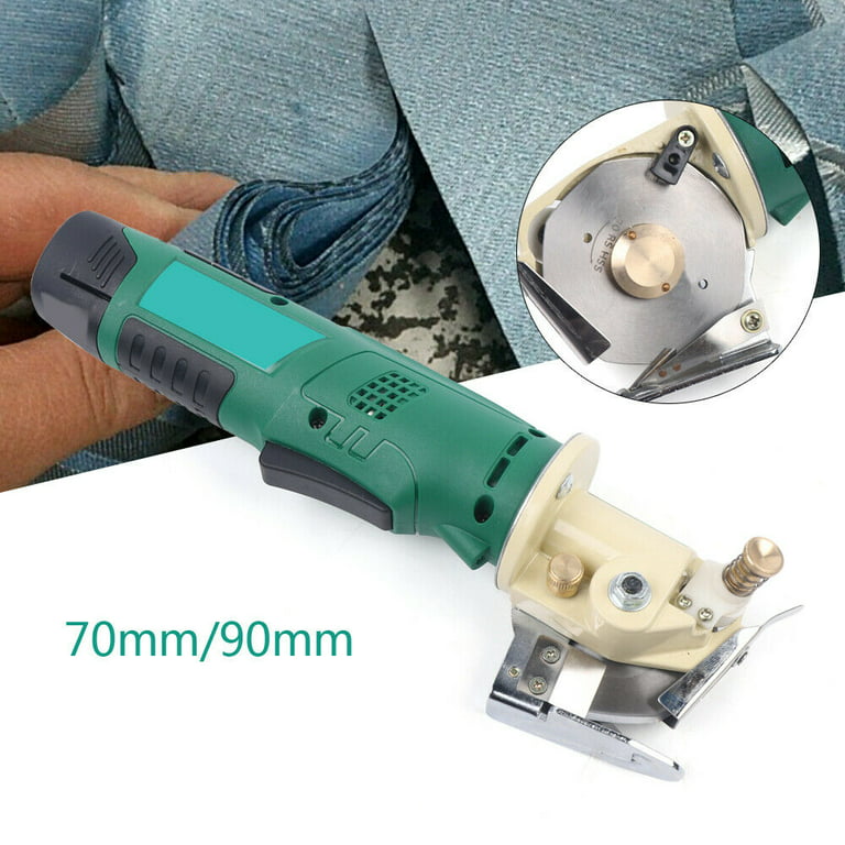 Cordless Electric Scissors Rotary Shear Fabric Leather Cloth
