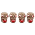 thumbnail image 1 of Tire Valve Stem , 4PCS/Set ABS Shell Skull Style Tire Valve Cover Sealing  For Cars Bikes SUVs Trucks Motorcycles Red,Silver, 1 of 8