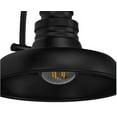 thumbnail image 6 of 37.88 in. Elmcroft 4-Light Matte Black Farmhouse Bathroom Vanity Light with Metal Shades, 6 of 9