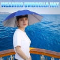 thumbnail image 3 of Btafrte Paraguas Sombrero Manos Libres Pesca Paraguas Plegable (azul Real), 3 of 9
