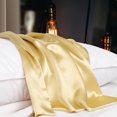 thumbnail image 3 of PiccoCasa 19 Momme Silk Pillowcase for Queen Size Pillow, Champagne, 20"x30", 3 of 8