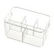 thumbnail image 2 of Organizador de maquillaje, brochas, organizador de escritorio transparente, estuche para lápiz labial para tocador y sala de estar., 2 of 9