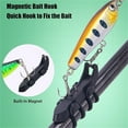 thumbnail image 4 of Summercome Hook Keeper for Fishing Rod, Magnetic Fishing Hook Keeper, Fishing Bait Holder with 2 Sizes Rubber Rings, Fishing Hook Holder Quick Installation, 4 of 7