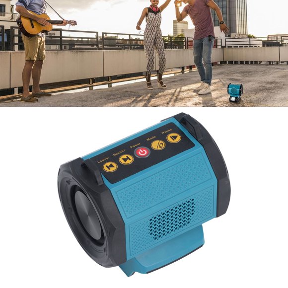 Speaker, Passive Subwoofer Wireless Speaker 18V 20V Battery Operated for Camping