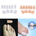 thumbnail image 6 of 10x Silicone Toe Sleeves s Wraps Cushions Separators for Corn Calluse , White A, 6 of 8